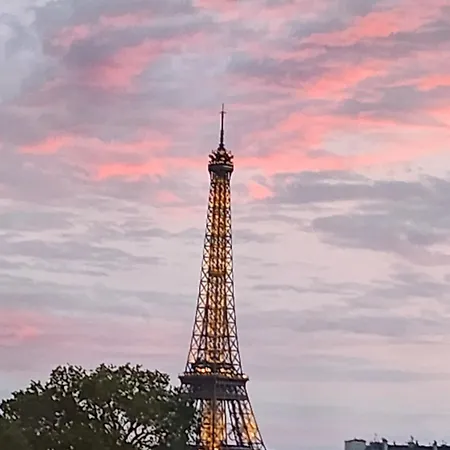 View Eiffel Tower Lejlighed Paris